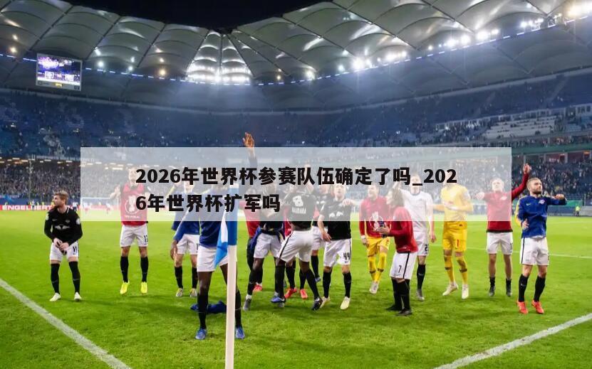 2026年世界杯参赛队伍确定了吗_2026年世界杯扩军吗