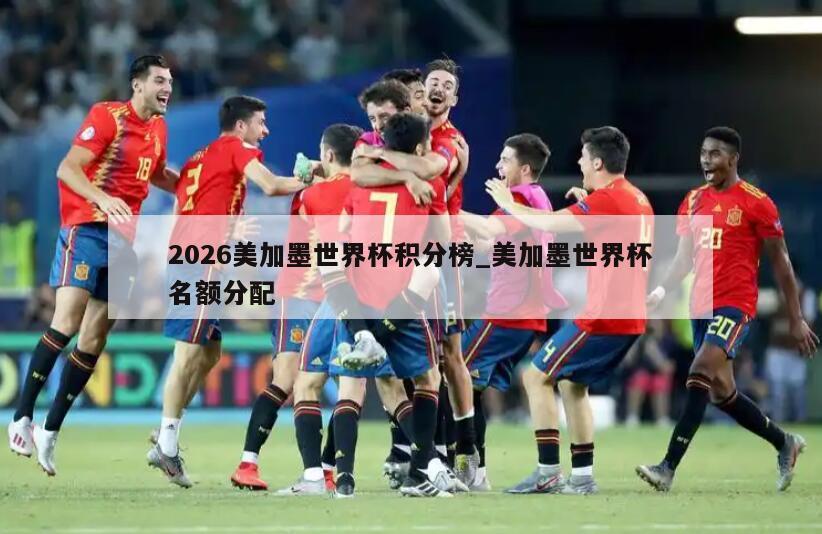 2026美加墨世界杯积分榜_美加墨世界杯名额分配